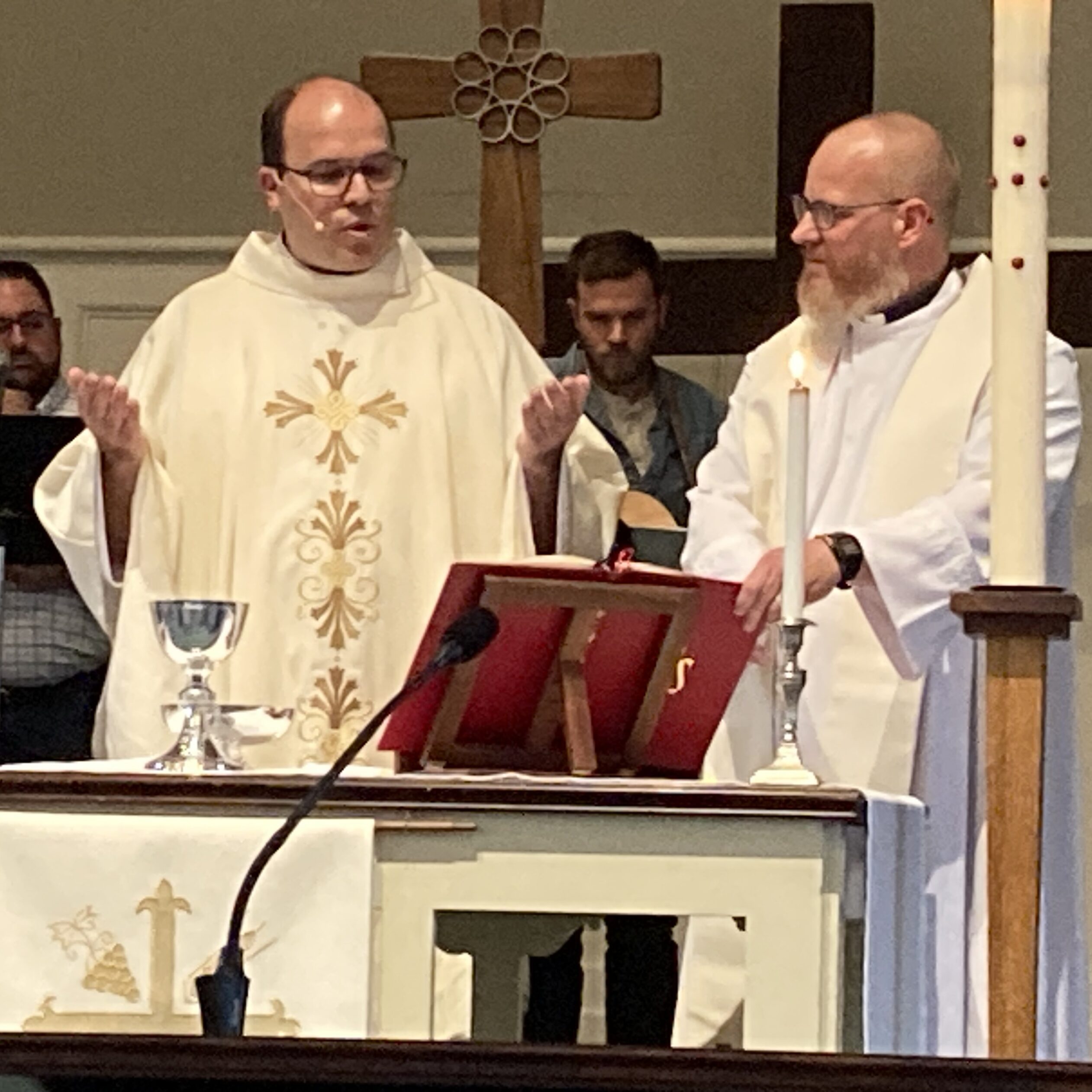 2024 Fr Miguel 1st celebration of Eucharist